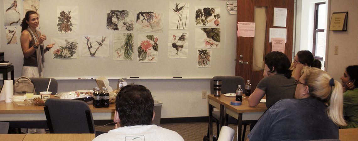 Grace Lin_Chinese-Painting-Class_Fontbonne_12