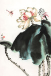 Artist Grace Lin_Chinese Painting_flower_lotus_3