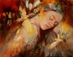 Grace Lin_Oil Painting_Figure_message_2