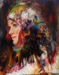 Artist Grace Lin_Oil Painting_Portrait_Samah