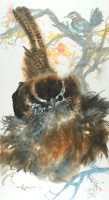 Artist Grace Lin_Chinese-Painting_bird_wren