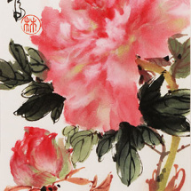 Artist Grace Lin_Chinese-Painting_flower_peonies_2