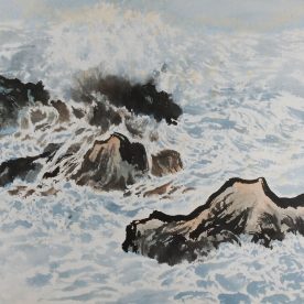 Artist Grace Lin_Chinese-Painting_landscape_ocean_2