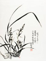 Artist Grace Lin_Chinese-Painting_orchid_1
